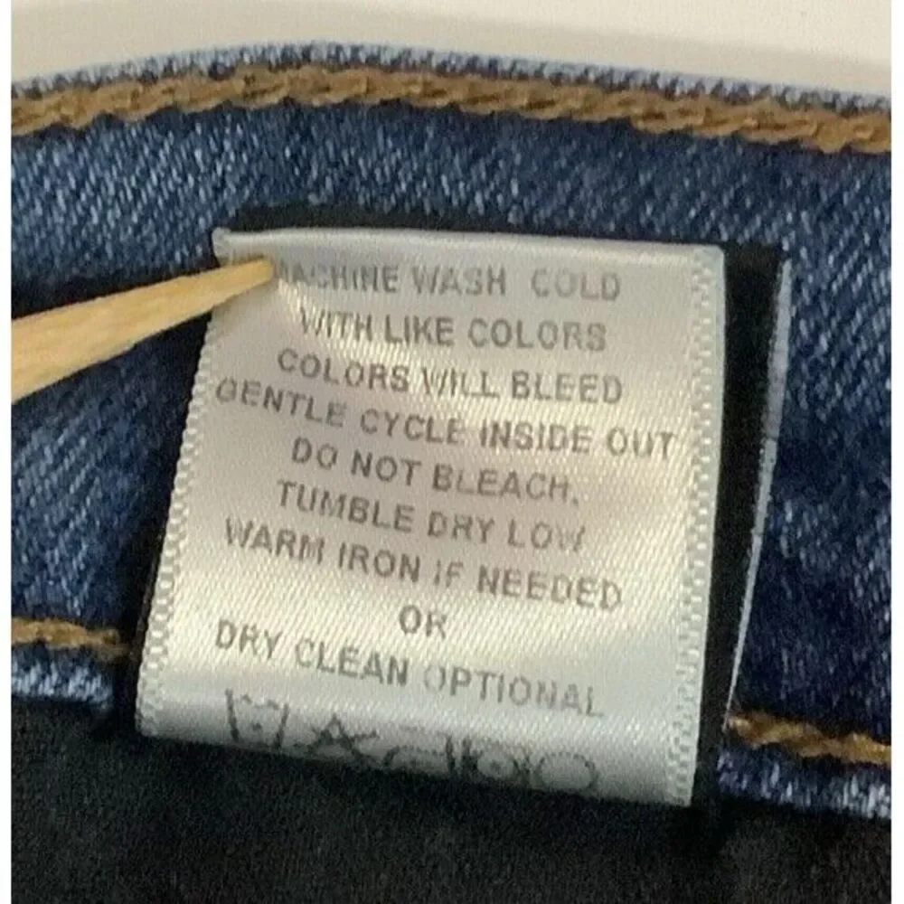 Flying monkey platinum jeans Women's Size 29 Skinny Embroidery Flower Distressed - Picture 13 of 13